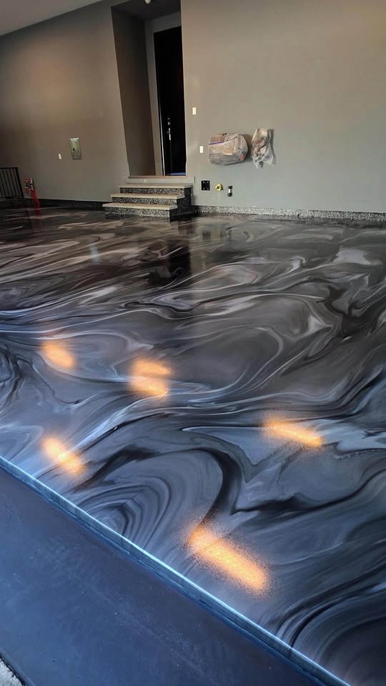 Silver Swirl Basement